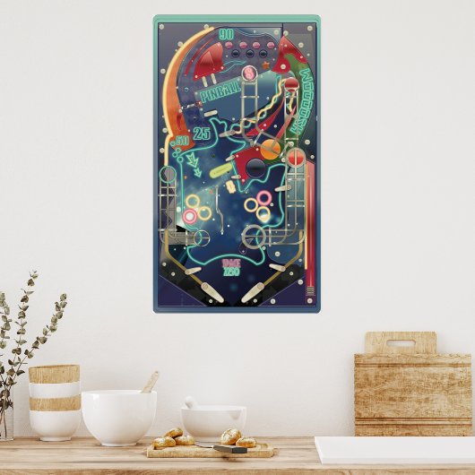 Poster Pinball (Cuisine)