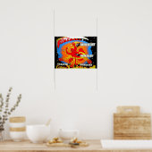 Poster Pinball Fireball (Cuisine)