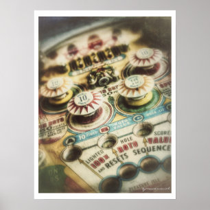 Poster pinbalmachine