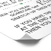 Poster Pince à linge Jeu de Baby Shower Citrons Panneau (Coin)