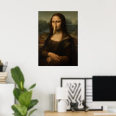 Poster Pince à linge Mona Lisa (Bureau à domicile)