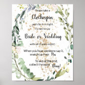 Poster Pince à linge pancarte de jeu de douche Herbal (Devant)