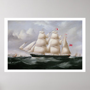 Poster Pince barque 'Procymatia' de Douvres (huile sur ca