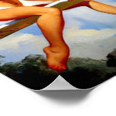 Poster Pince de plongeur vers le haut (Coin)