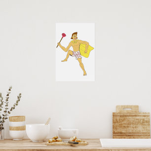 Poster pince et sous-vêtements