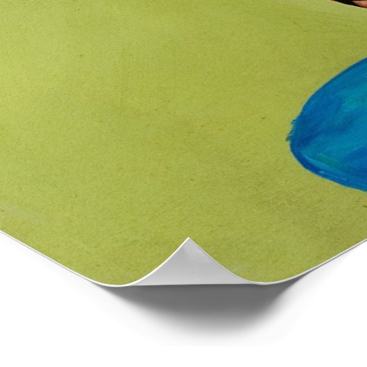 Poster Pince vers le haut (Coin)