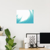 Poster pinceau Abstrait minimum | (Bureau à domicile)