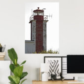 Poster Pinceau d'art du phare Digby (Bureau à domicile)