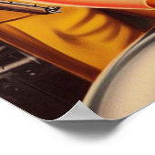 Poster Pinceau militaire rétro (Coin)