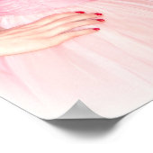 Poster Pinceau rose (Coin)