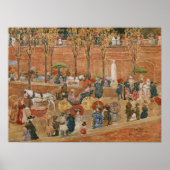 Poster Pincian Hill, Rome par Maurice Prendergast (Devant)