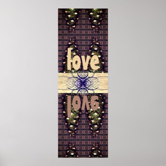 Poster Pine Cone Monogram Shishka (Devant)