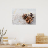 Poster Pine cones (Cuisine)