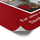 Poster Pine de l'Église rustique Naissance de Jésus Luc 2 (Coin)