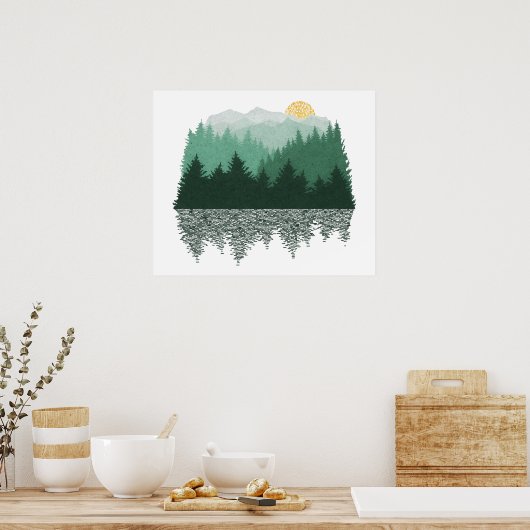 Poster Pine Forest Dash 2 (Cuisine)