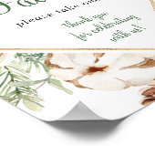 Poster Pine Winter Faveurs Fête des mariées SIGNE (Coin)