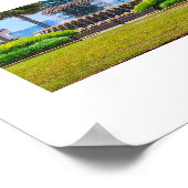 Poster Pineapple Fountain à Charleston (Coin)