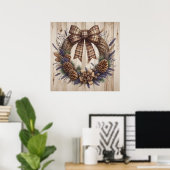 Poster Pinecone Wreath (Bureau à domicile)