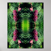 Poster Pinecones miniatures proches Abstraits (Devant)