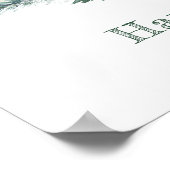 Poster Pinède de renard d'hiver (Coin)