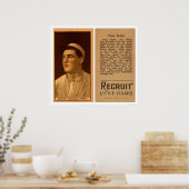 Poster Ping Bodie White Sox Baseball 1912 (Cuisine)