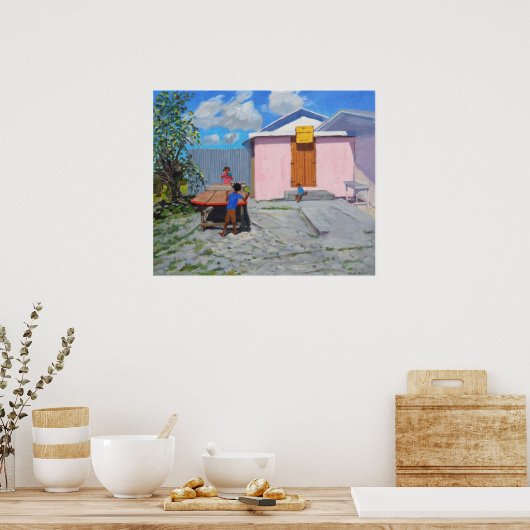 Poster Ping Pong De African Queen caché (Cuisine)