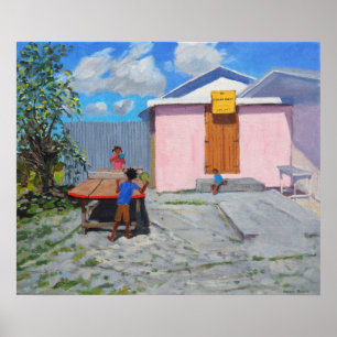 Poster Ping Pong De African Queen caché