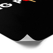 Poster Ping Pong Paddle pour le tennis de table (Coin)