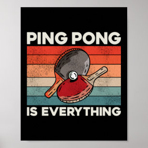 Poster Ping Pong Table Tennis Ping Pong