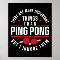 Ping Pong Tennis De Table Il Y A Plus Important