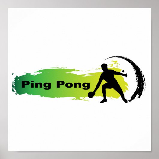 Poster Ping Pong unique (Devant)