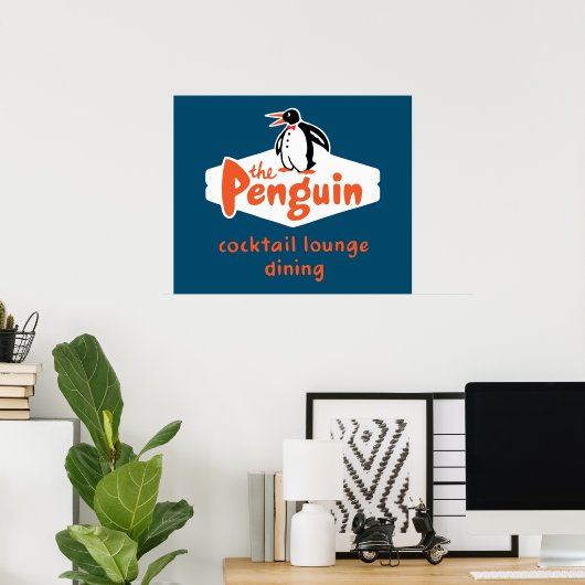 Poster Pingouin (Bureau à domicile)