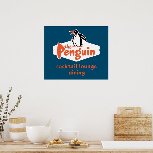 Poster Pingouin (Cuisine)