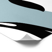 Poster Pingouin Bird animal mignonne Motif (Coin)