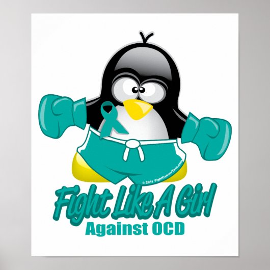 Poster Pingouin de combat OCD (Devant)