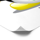 Poster Pingouin de la Saint Patrick (Coin)