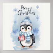 Poster "Pingouin mignon 2" (Devant)