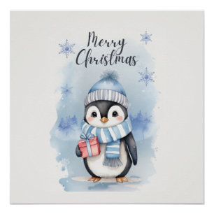 Poster Pingouin mignon 2