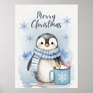 Poster Pingouin mignon 3