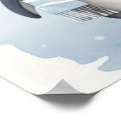Poster Pingouin mignon 3 (Coin)