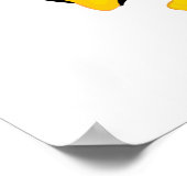Poster pingouin mignon avec crème glacée (Coin)