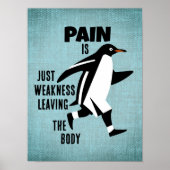 Poster Pingouin motivationnel (Devant)