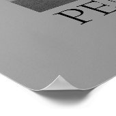 Poster pingouin ~ noir et blanc (Coin)