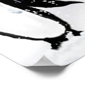 Poster Pingouin Snowball combat Imprimer (Coin)