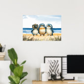 Poster Pingouins adorables (Bureau à domicile)
