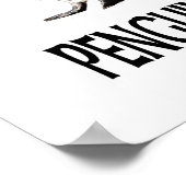 Poster pingouins avec armes (Coin)