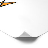 Poster Pingouins diplômés avec bannière (Coin)