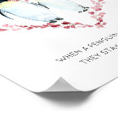 Poster Pingouins en couple de pingouins dans une couronne (Coin)