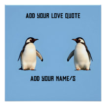 Pingouins mignons brillants
