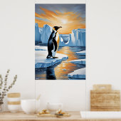 Poster | Pinguïn | Kunst (Keuken)